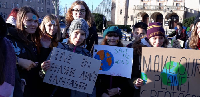 SP2 na strajku klimatycznym