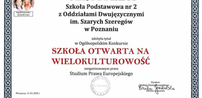 Szkoła otwarta na wielokulturowość