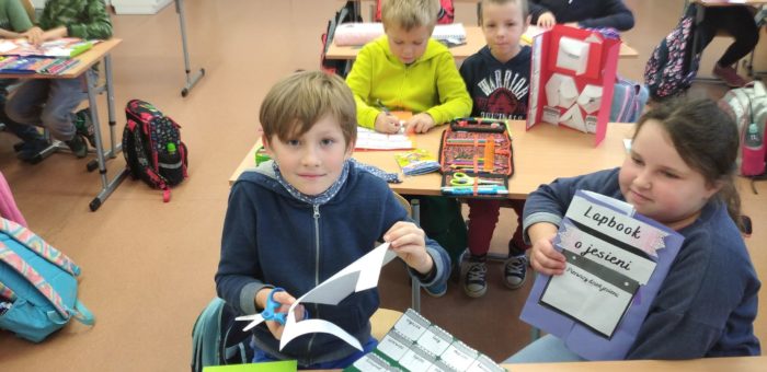 Lapbooki u drugoklasistów