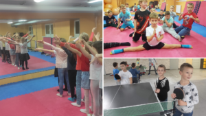 Tańce, sztuki walki, tenis stołowy - rozwijanie zainteresowań.