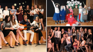 Uczniowie na scenie - zajęcia teatralne