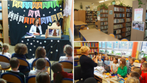 Biblioteka szkolna i Pasowanie na czytelnika.