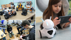 Wyposażenie dodatkowe sali komputerowej - roboty (m.in. Photony).