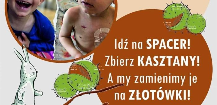 Zbieramy kasztany! Zbiórka dla Wiktorka!