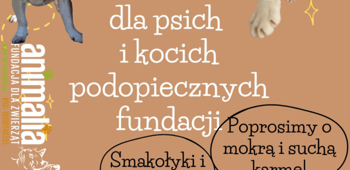 Zbiórka dla podopiecznych Fundacji Animalia