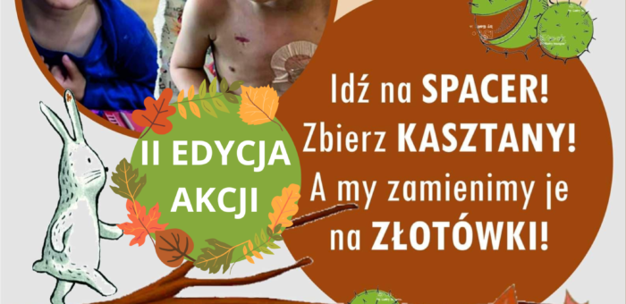 Zbieramy kasztany! Zbiórka dla Wiktorka
