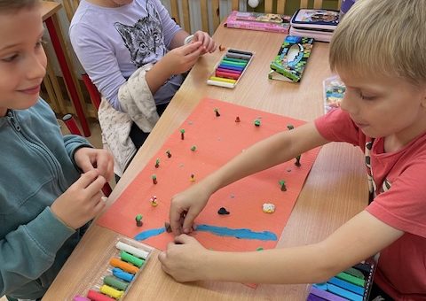 Jesienne makiety | Klasa 1A