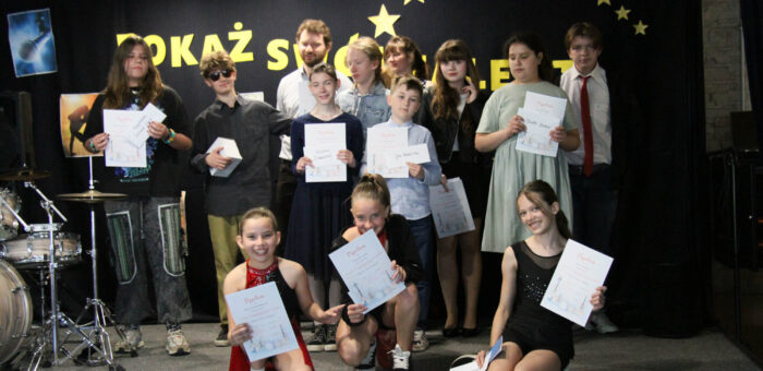 MIĘDZYSZKOLNY KONKURS TALENTÓW<br>„POKAŻ SWÓJ TALENT”